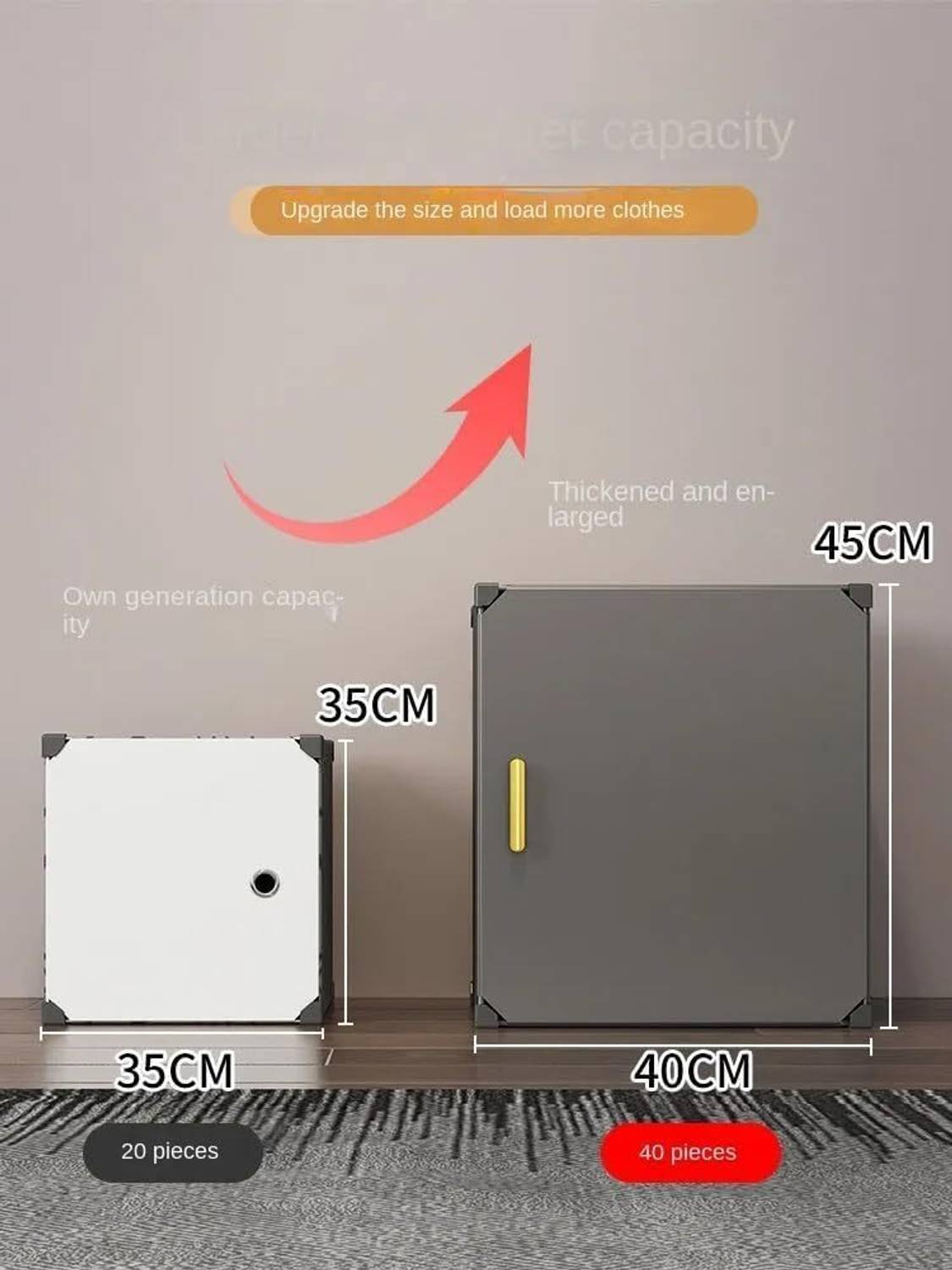 Evrum 9-Door 9-Shelf Plastic almirah for kids, almirah of clothes ,cupboard PC Collapsible Wardrobe